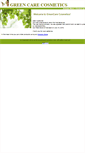 Mobile Screenshot of greencarecosmetics.com